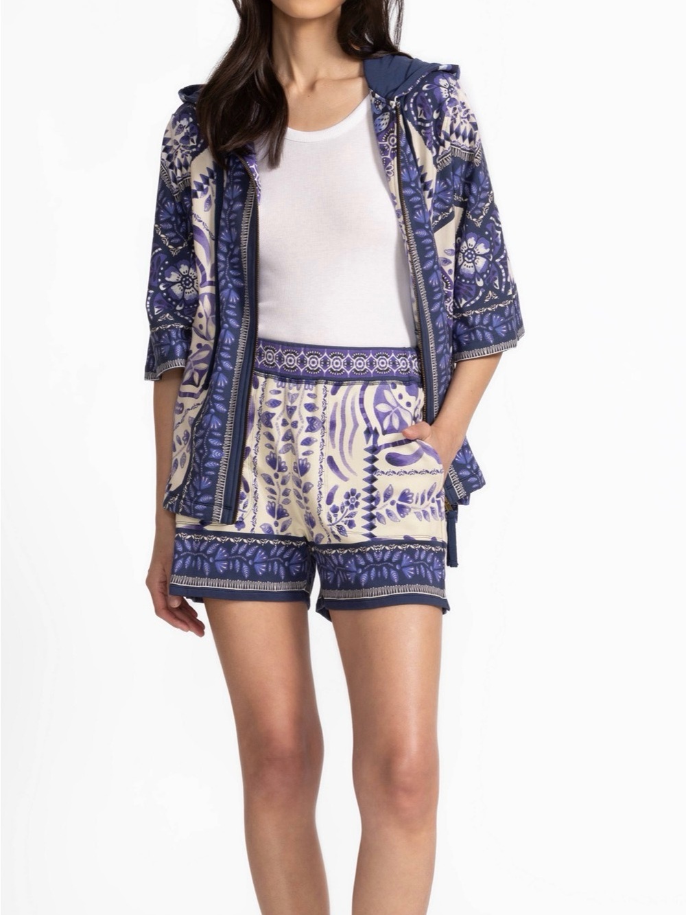 Johnny Was NWT Easy Short- Starling- M- Retail $130
